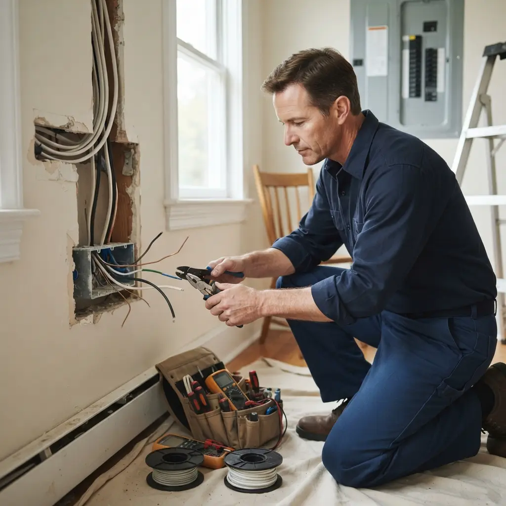 Comment se déroule le projet pour refaire l'électricité à Montgeron ?