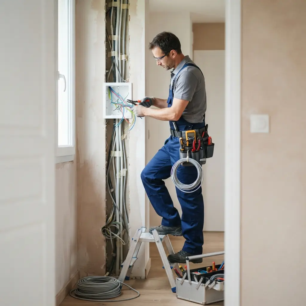 Comment se déroule la rénovation électrique à Vigneux-sur-Seine ?