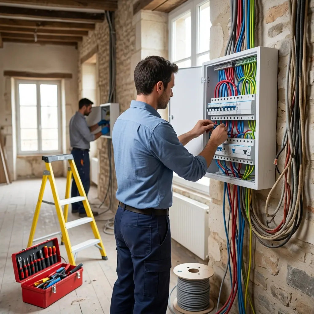 Notre méthode de dépannage électrique à Dourdan