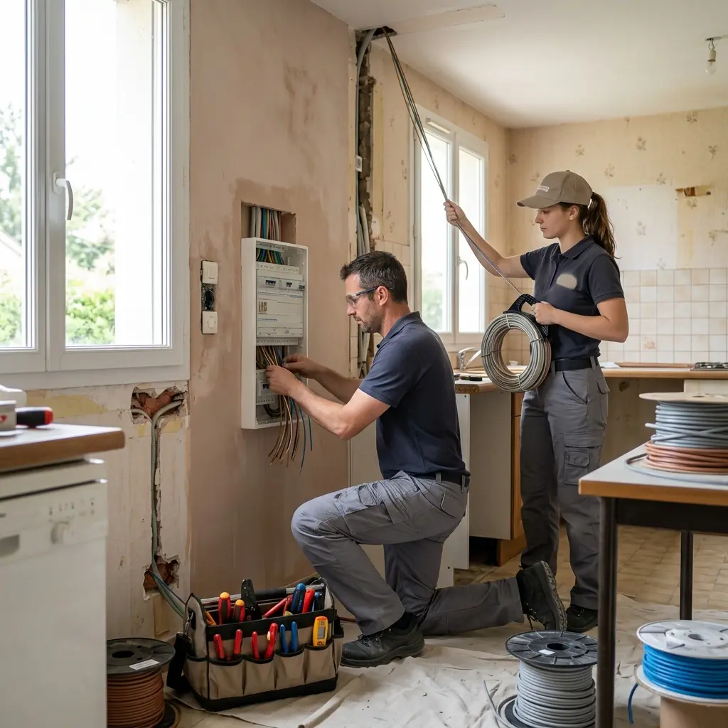 Notre approche pour refaire l'électricité