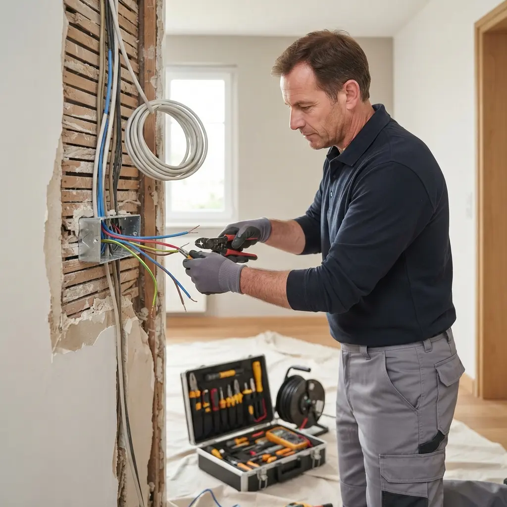 Comment se déroule la rénovation électrique à Villiers-sur-Orge ?