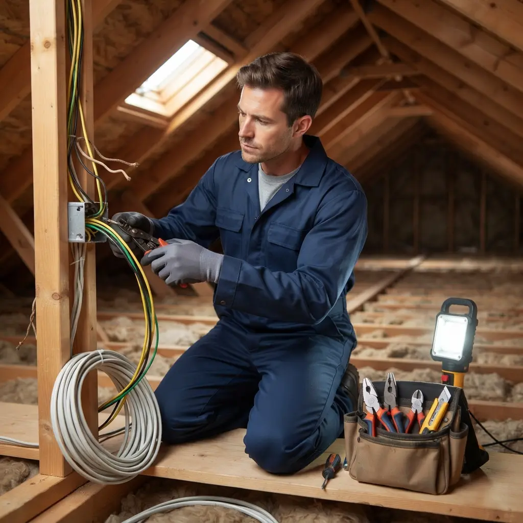 Comment se déroule la rénovation électrique au Coudray-Montceaux ?