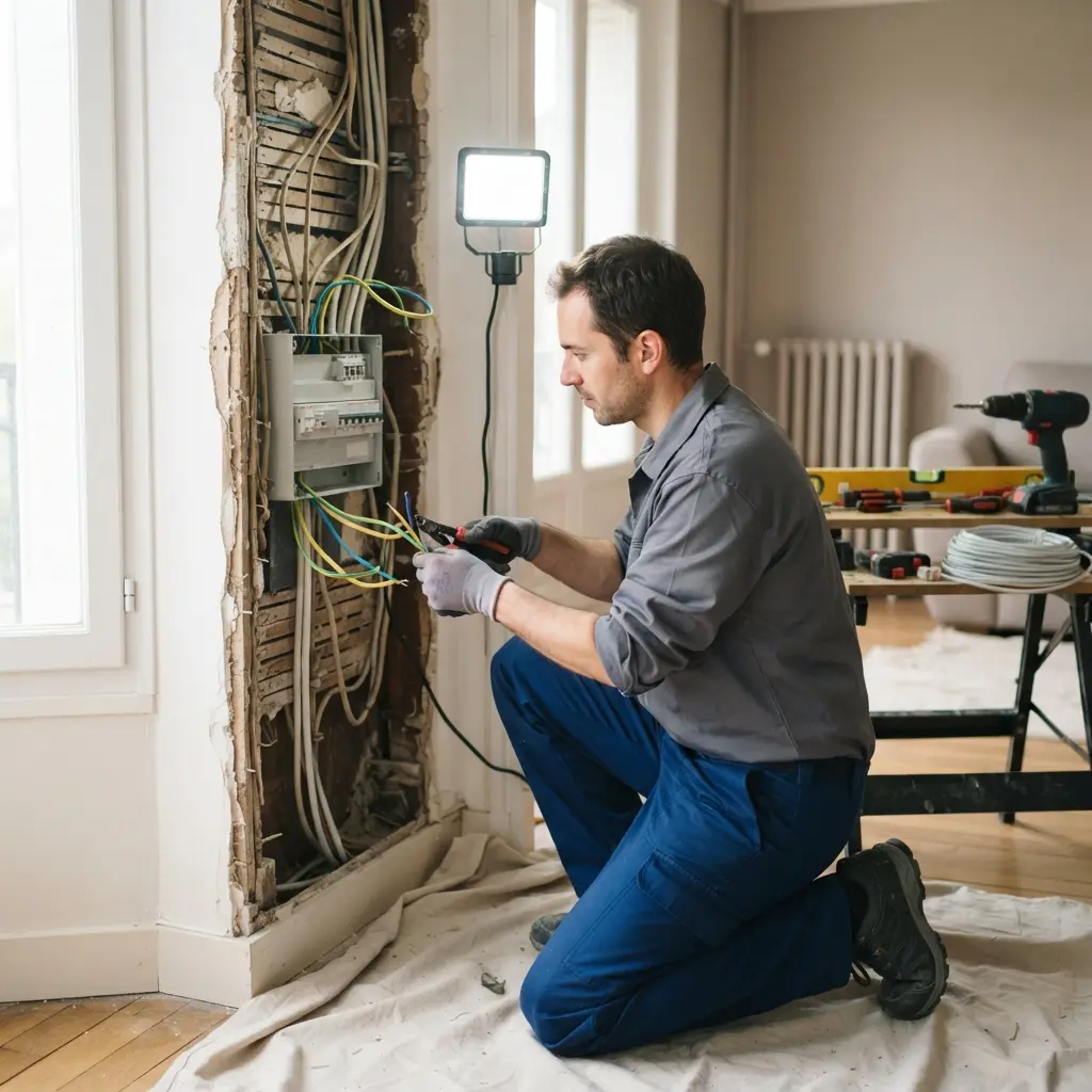 Notre approche pour refaire l'électricité à Garenne‑Colombes