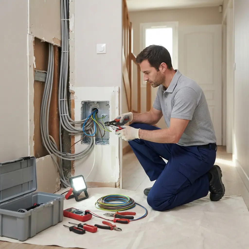 Comment se déroule la rénovation électrique à Bourg-la-Reine ?