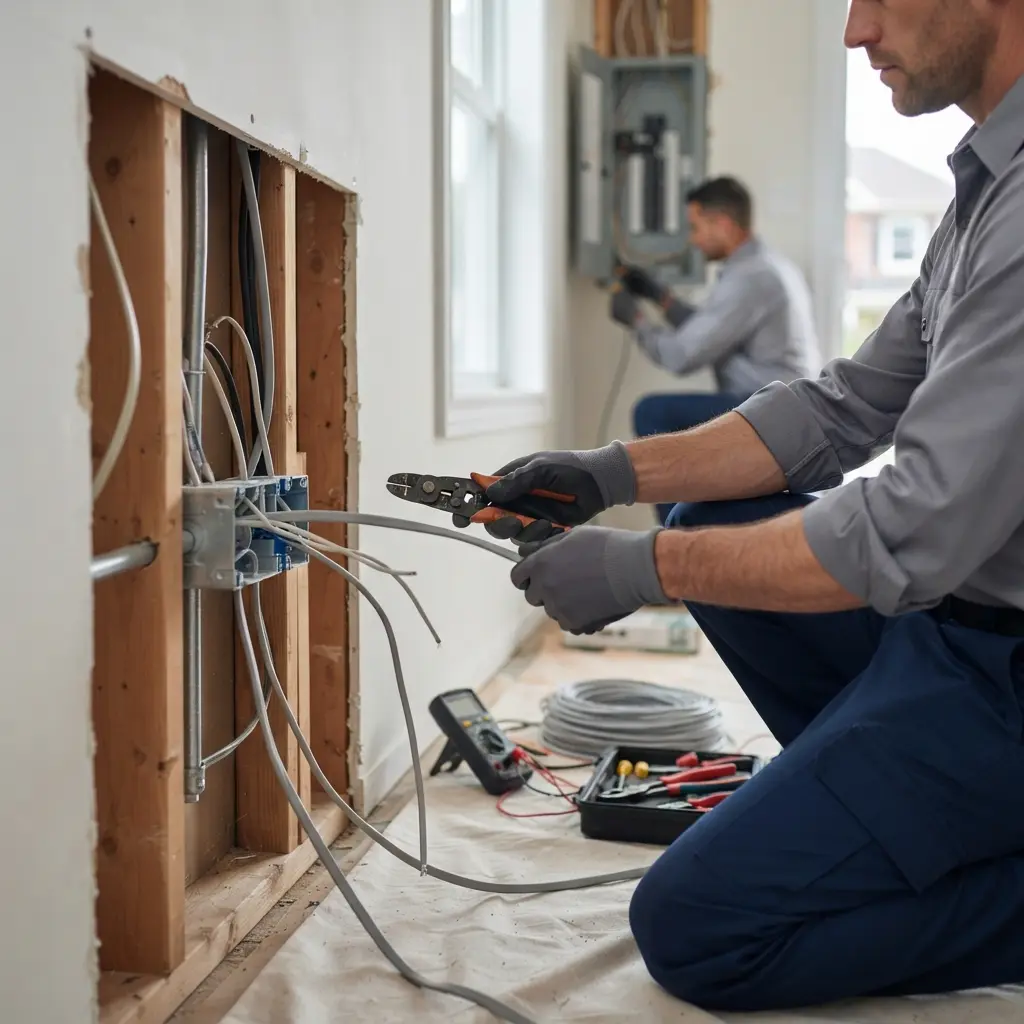 Comment se déroule l’intervention de refaire l’électricité à Gentilly ?