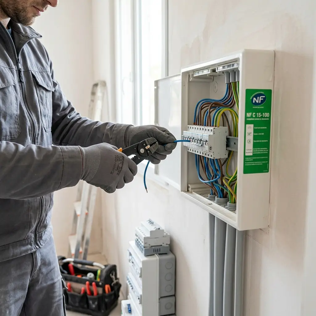 Comment se déroule la rénovation électrique à Villecresnes ?