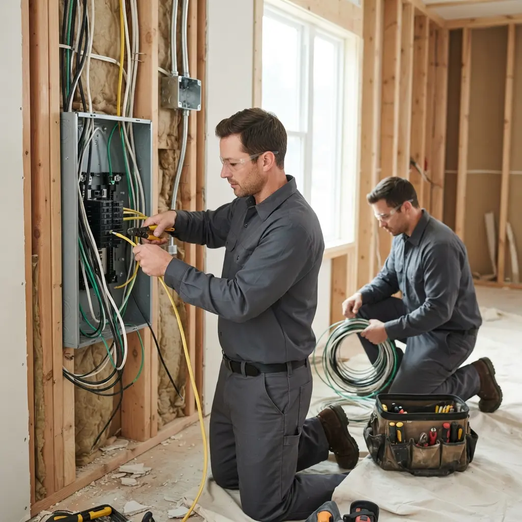 Comment se déroule la rénovation électrique à Noiseau ?