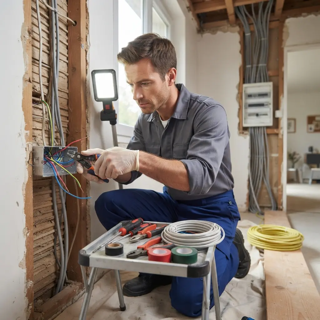 Comment nous procédons à la remise à neuf du tableau électrique