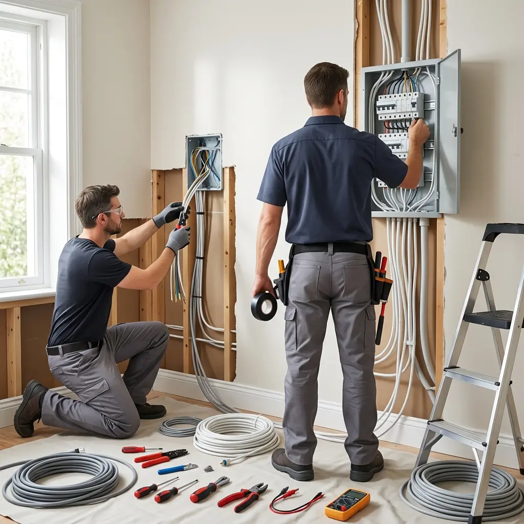 Refaire l'électricité Menucourt (95180)