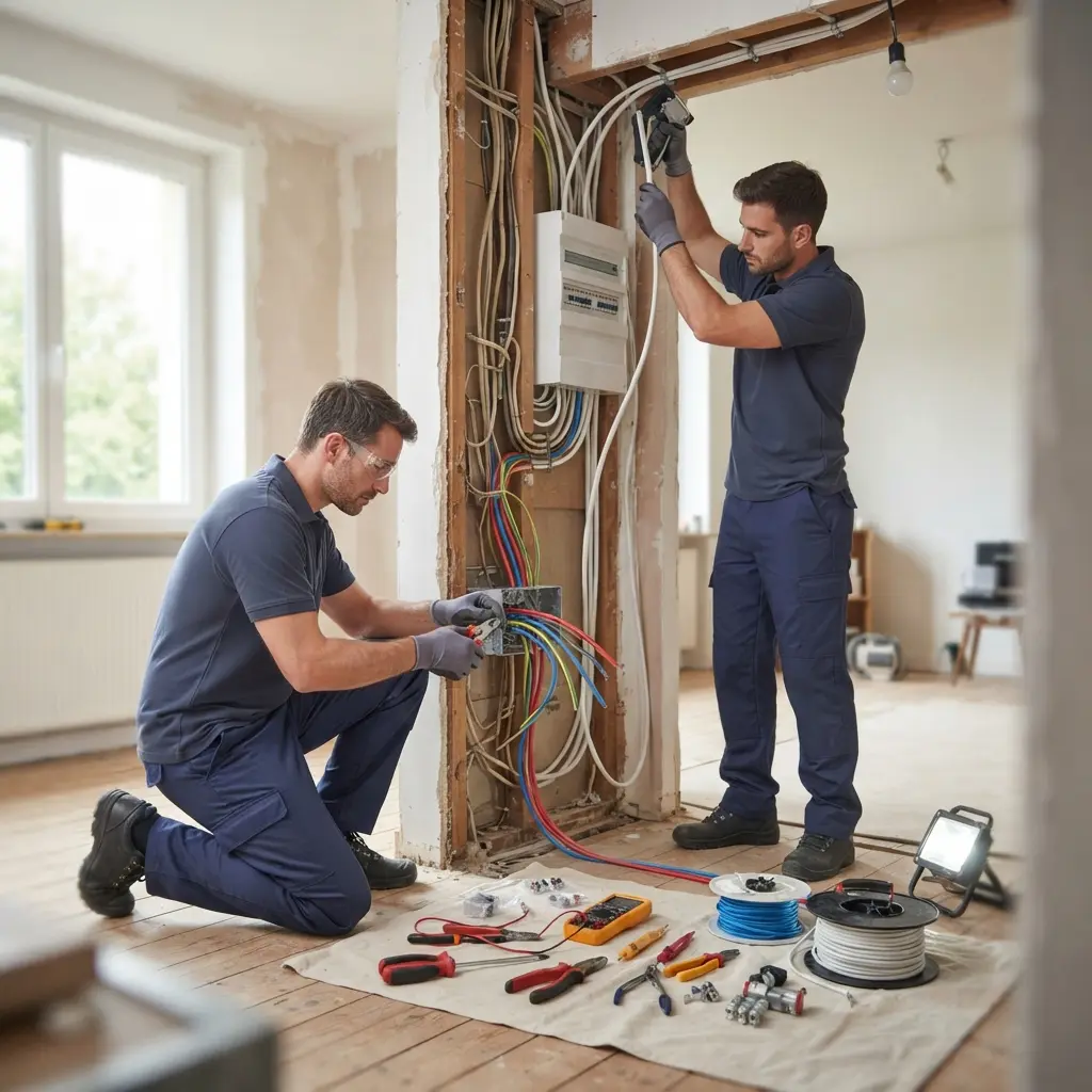 Quelles sont les étapes pour refaire l'électricité à Saint‑Witz ?