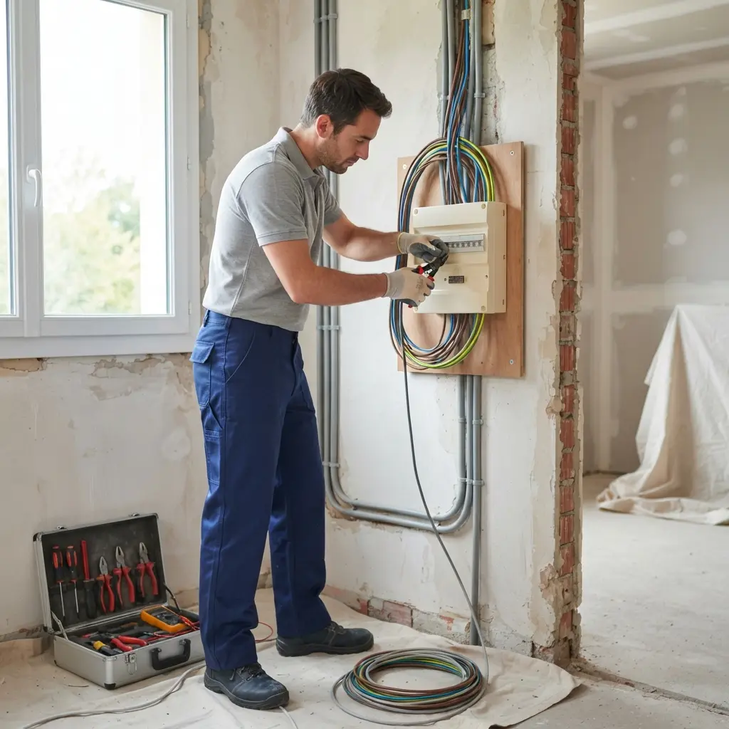 Refaire l'électricité Vémars (95470)