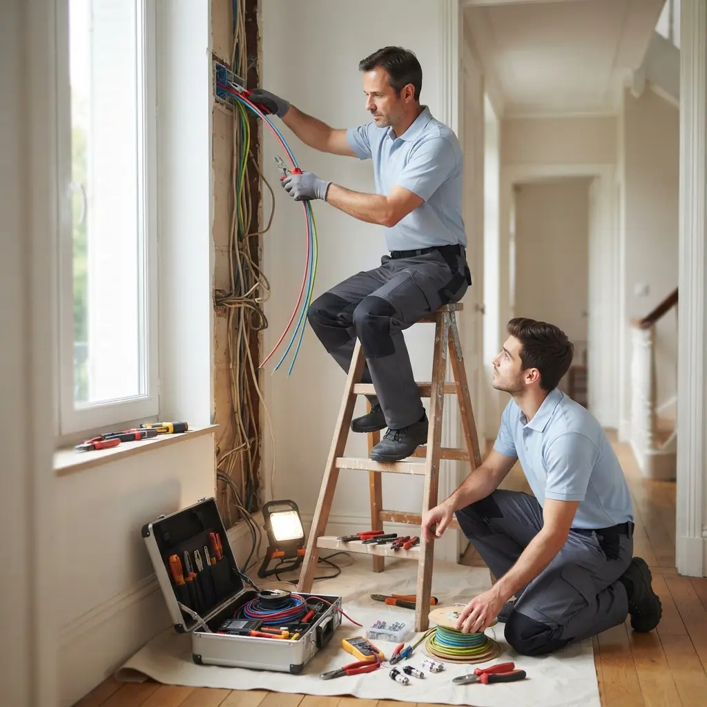 Refaire l'électricité Presles (95590)