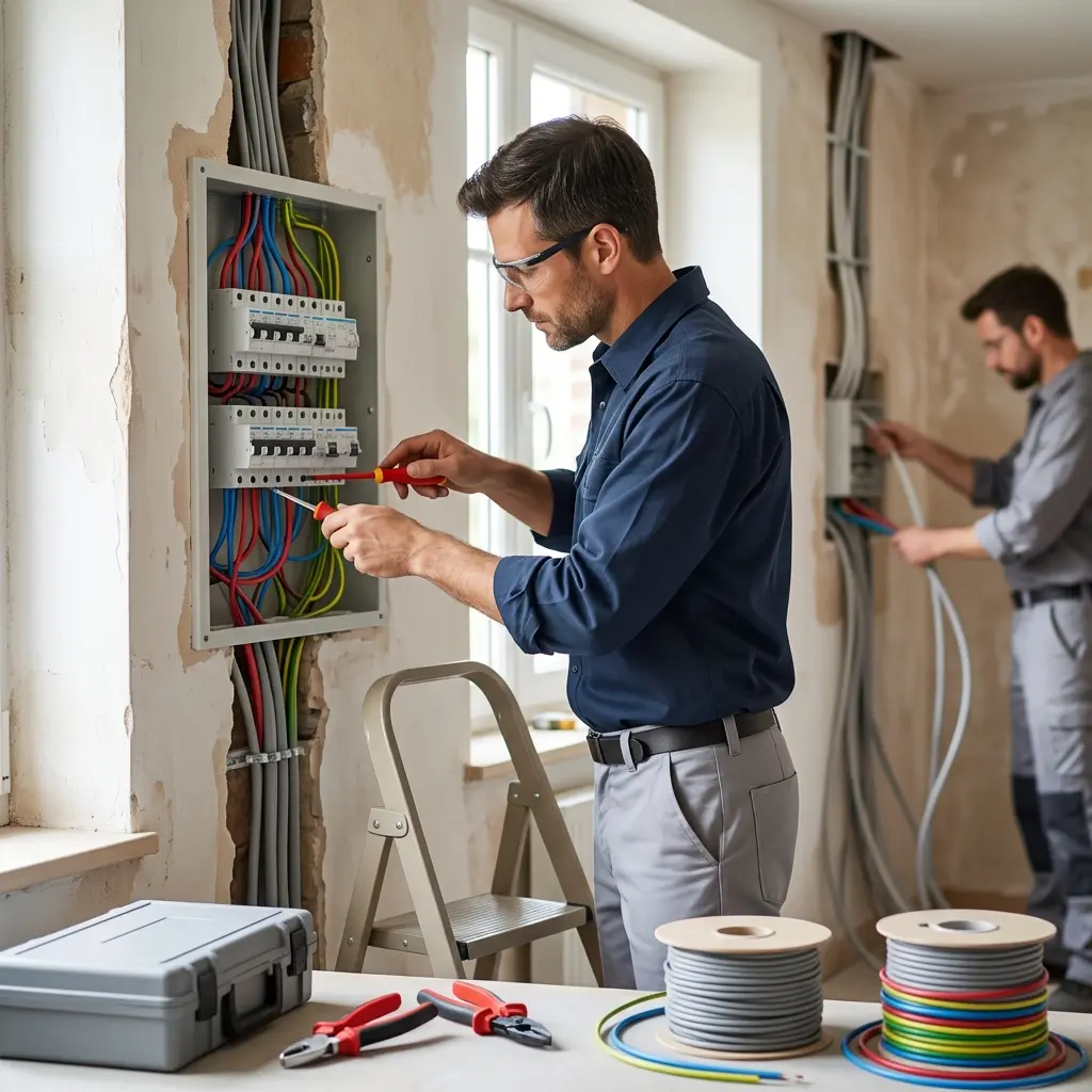 Refaire l'électricité Mériel (95630)