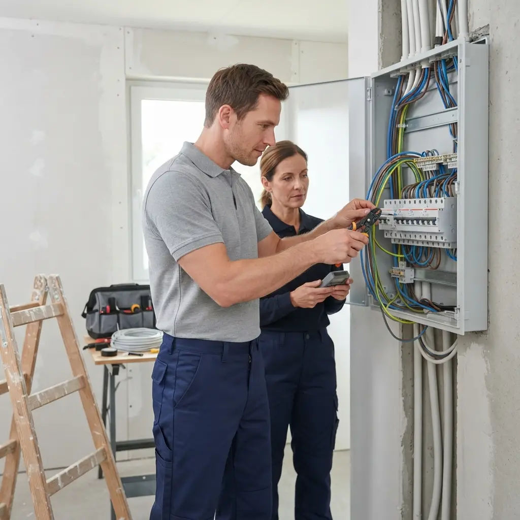 Refaire l'électricité Marines (95640)