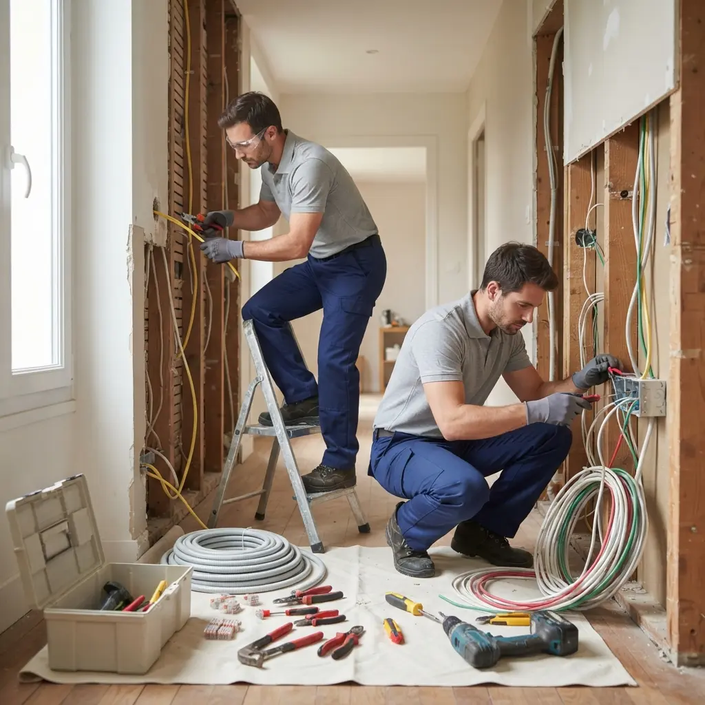 Refaire l'électricité Frépillon (95740)