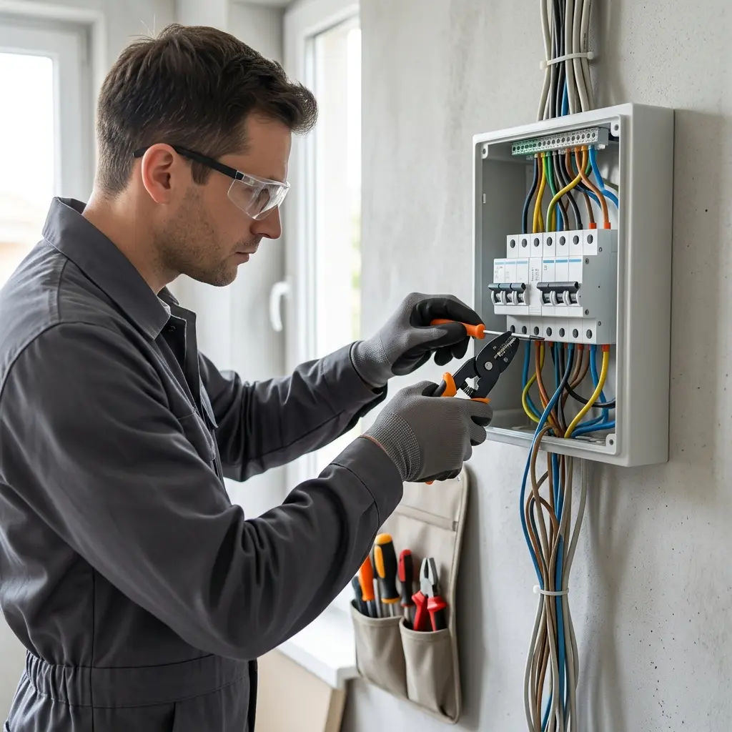 Bons réflexes face à un tableau électrique défectueux à Auneuil