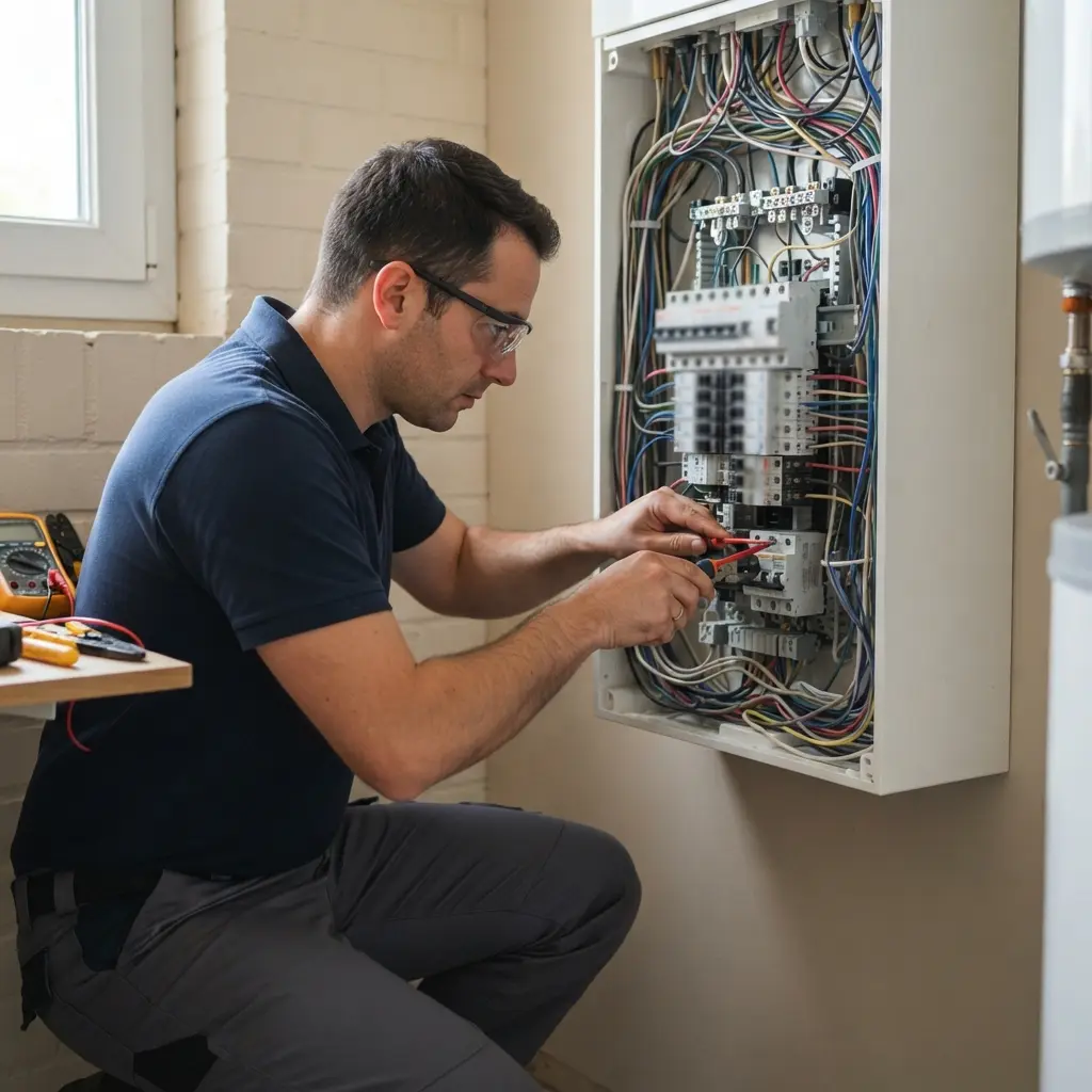 Comment se déroule l’intervention de remplacement de tableau électrique à Saint‑Maximin ?