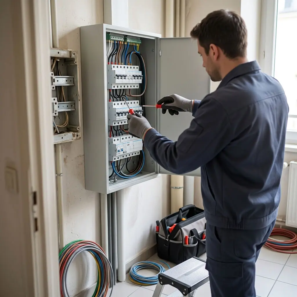 Remplacement de tableau électrique Paris 2 (75002)