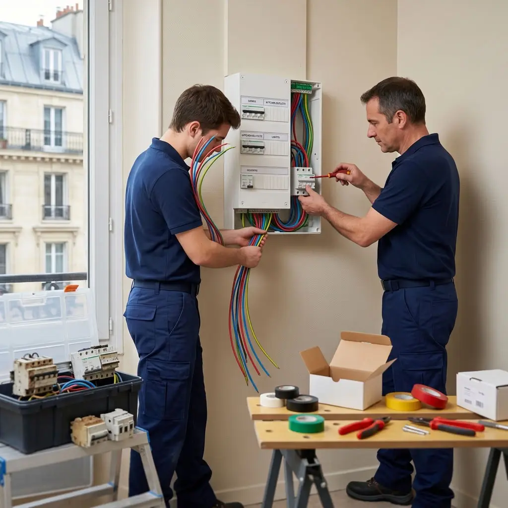 Comment se déroule notre intervention de remplacement de tableau électrique ?