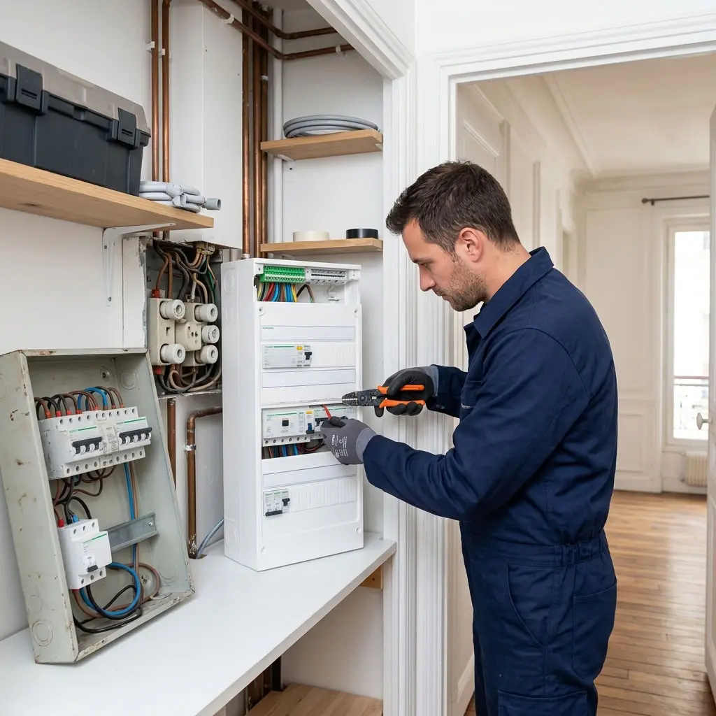 Remplacement de tableau électrique Paris 6 (75006)