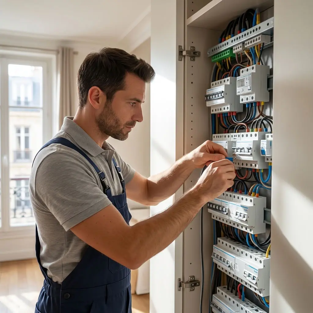 Remplacement de tableau électrique Paris 20 (75020)