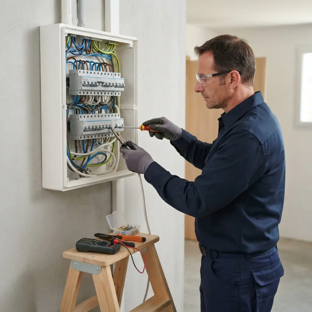 Quelles étapes suit un professionnel pour remplacer un tableau à Coulommiers ?