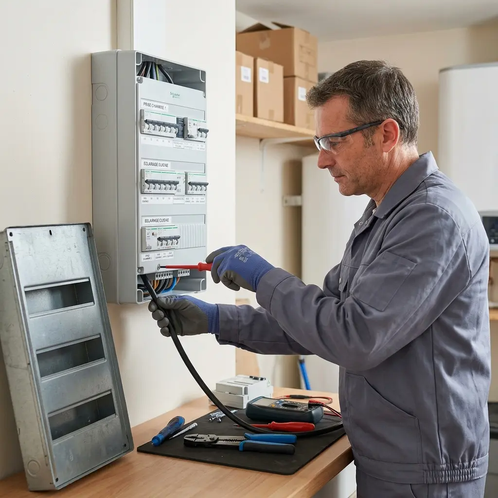 Remplacement de tableau électrique Saint-Soupplets (77165)