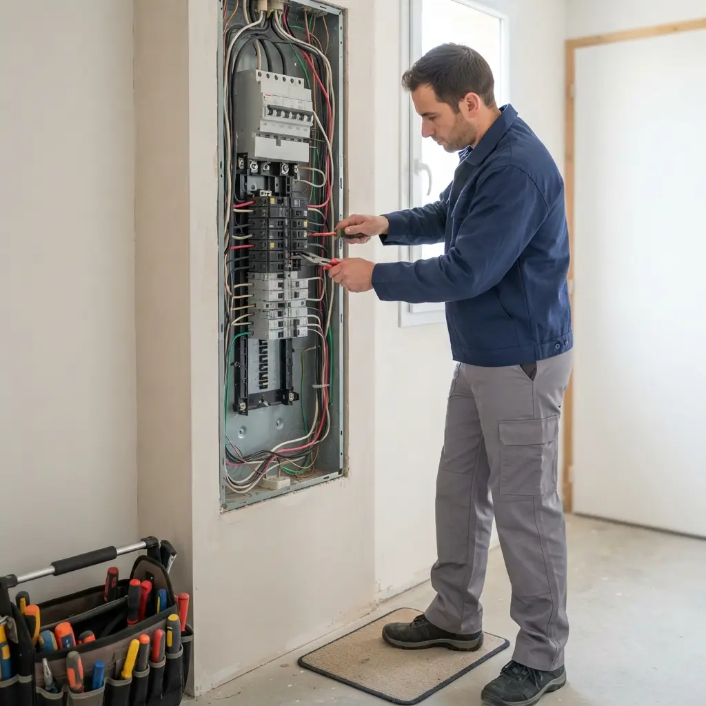 Votre sécurité d’abord, après le remplacement du tableau à Othis