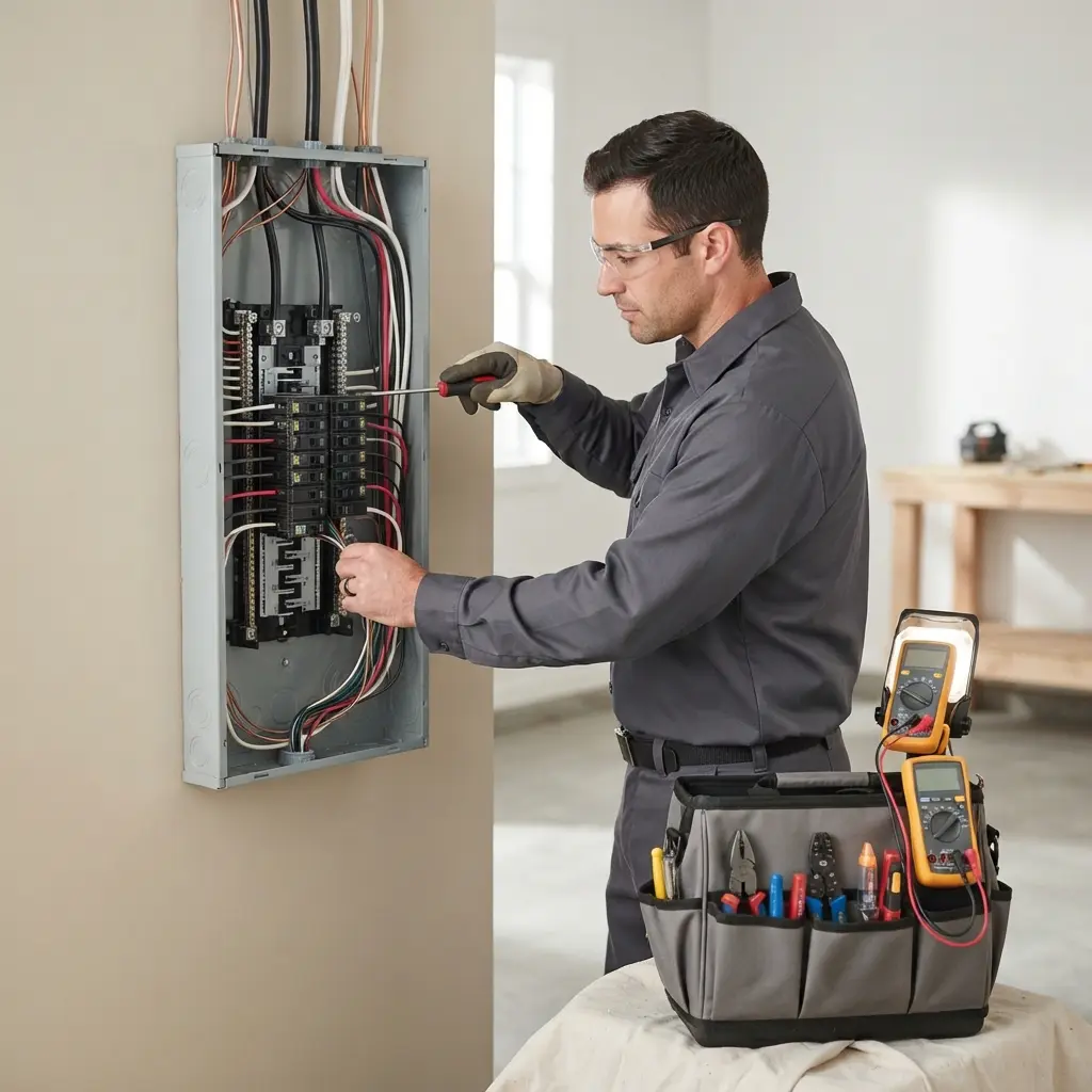 Nous assurons votre sécurité grâce à un tableau électrique conforme