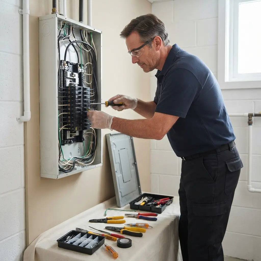 Remplacement de tableau électrique Donnemarie-Dontilly (77520)