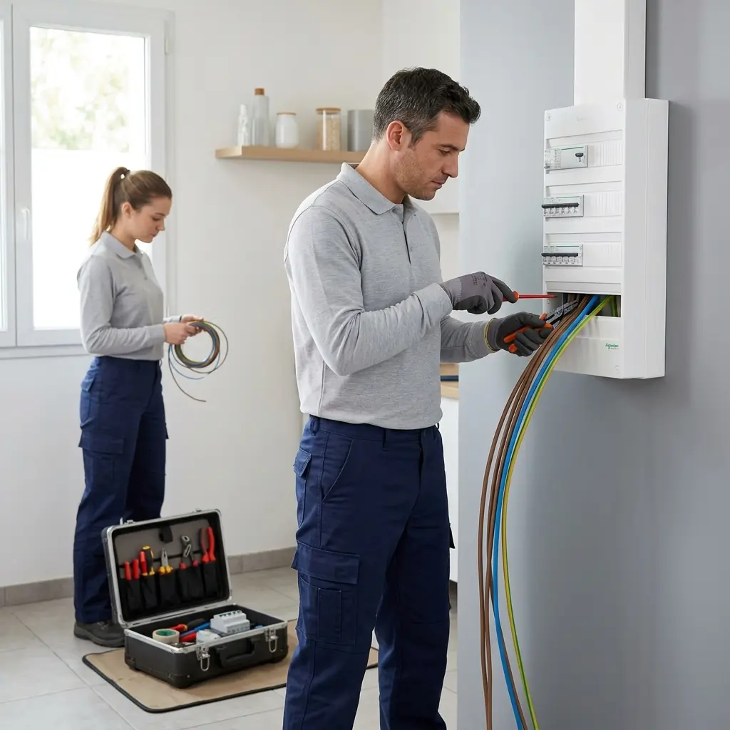 Remplacement de tableau électrique Andrésy (78570)