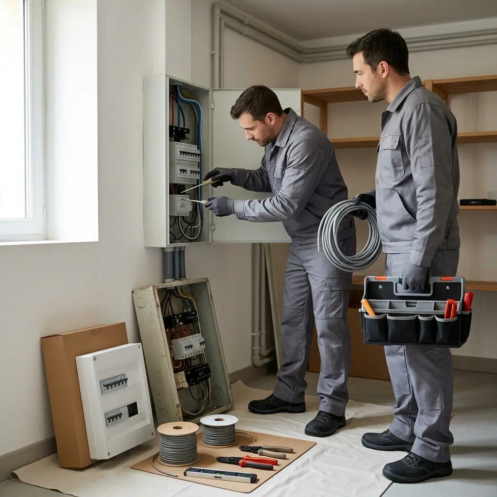 Remplacement de tableau électrique Ormoy (91540)