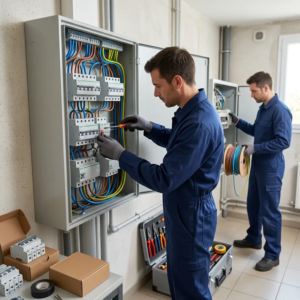 Remplacement de tableau électrique Breuillet (91650)