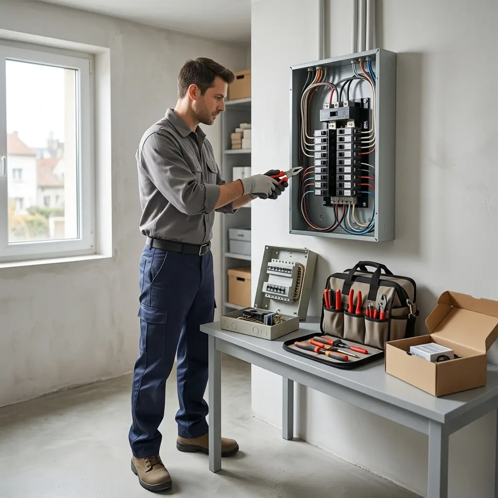L'approche technique pour un tableau électrique neuf