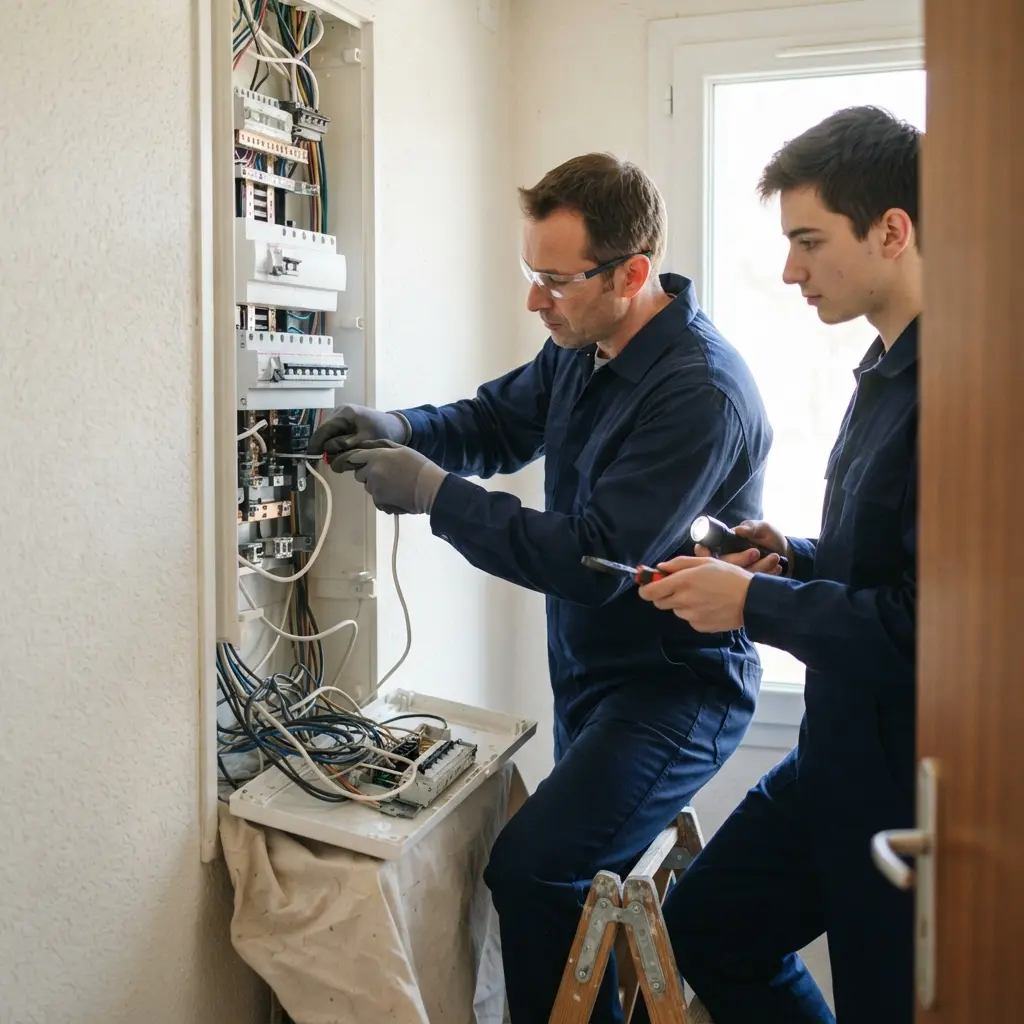 Comment se déroule l’intervention de remplacement de tableau électrique à Arcueil ?