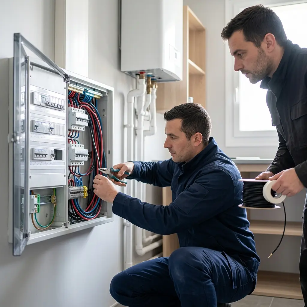 Comment nous rénovons votre système électrique