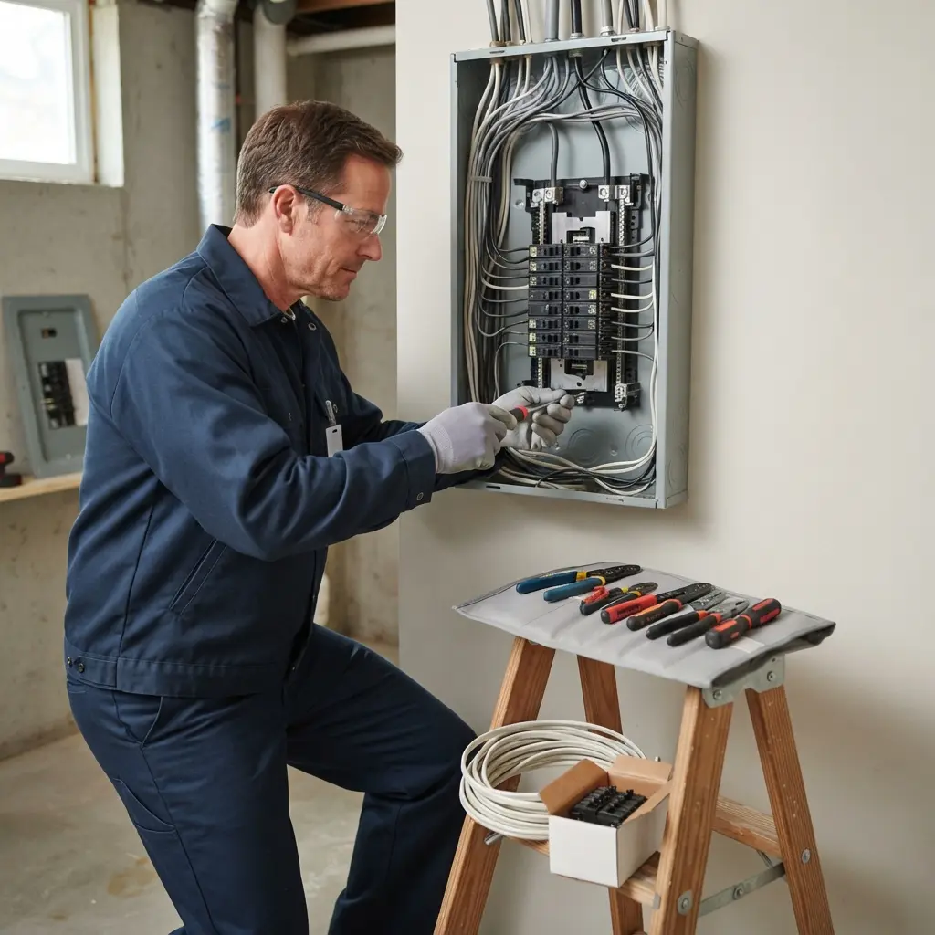 Remplacement de tableau électrique Mériel (95630)
