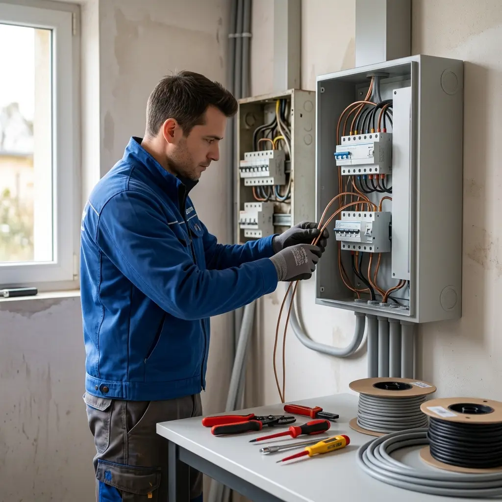 Remplacement de tableau électrique Chars (95750)
