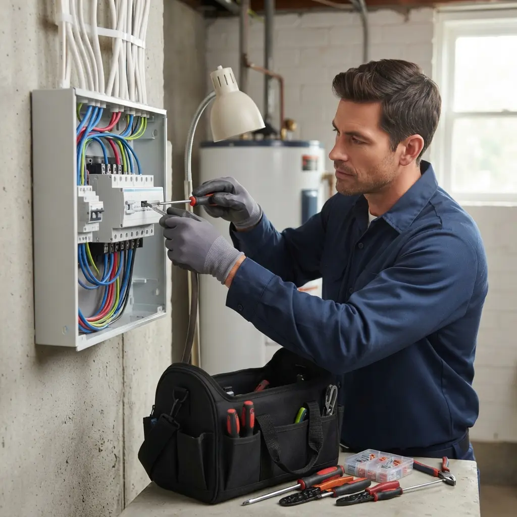Comment se déroule une intervention de rénovation électrique dans le Val‑d’Oise