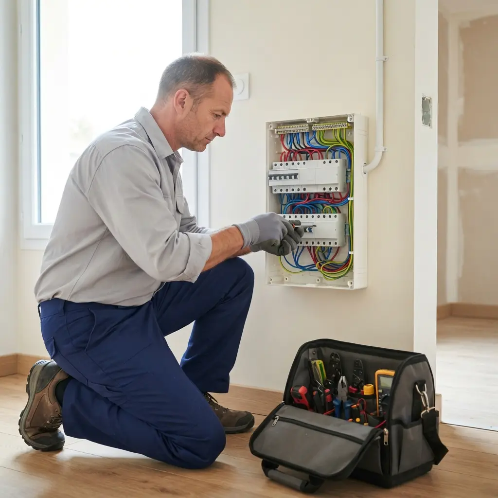 Comment se déroule la rénovation électrique à Chilleurs-aux-Bois ?