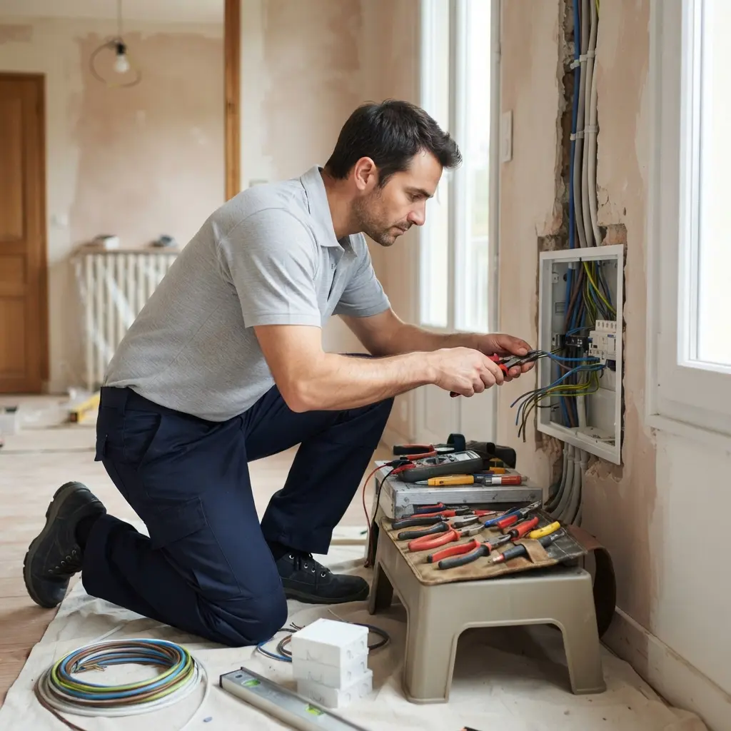 Comment se déroule la rénovation électrique à Lorris ?