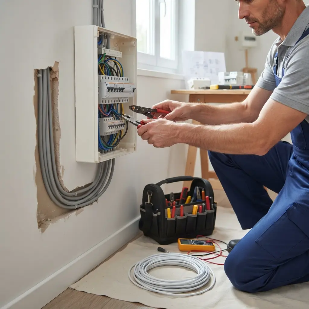 Comment se déroule la rénovation électrique à Gien ?