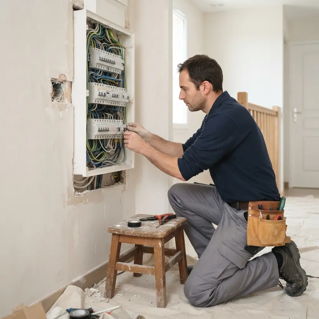 Comment se déroule la rénovation électrique à Vitry-aux-Loges ?
