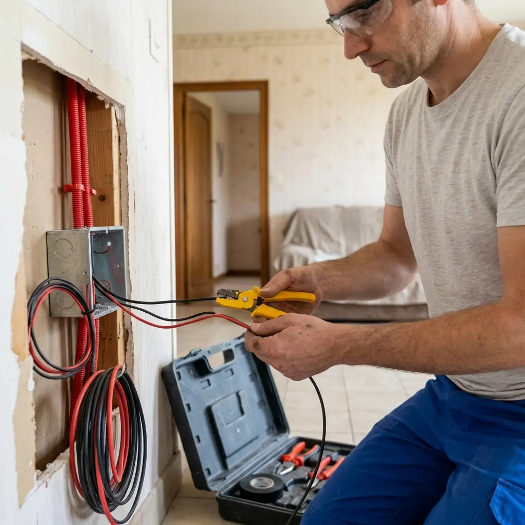 Comment se déroule la rénovation électrique à Compiègne ?