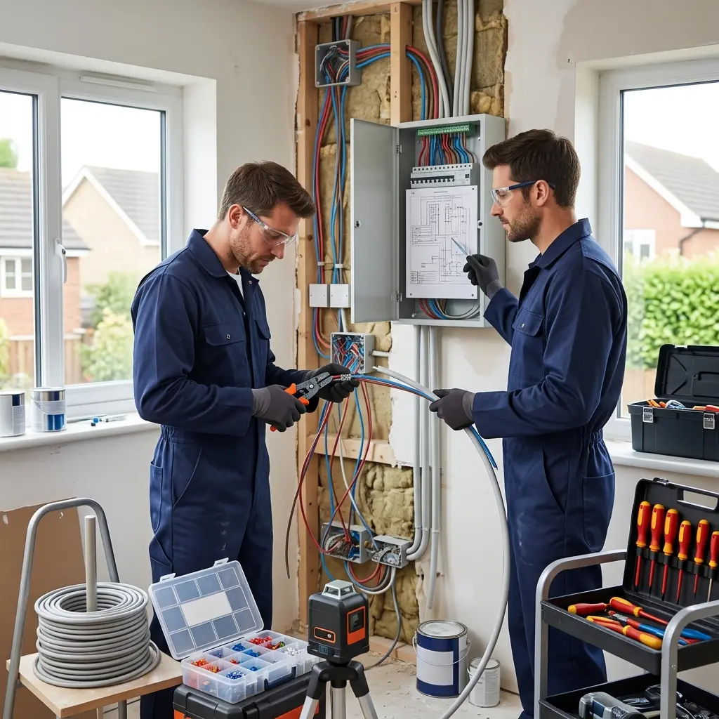 Comment se déroule la rénovation électrique à Venette ?
