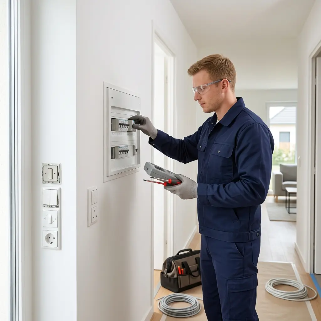 Comment se déroulent les travaux de rénovation électrique à Verberie ?
