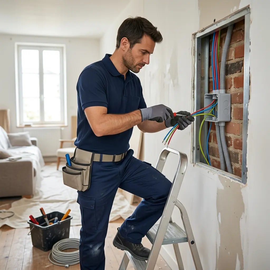 Comment nous procédons à la rénovation électrique à Noailles