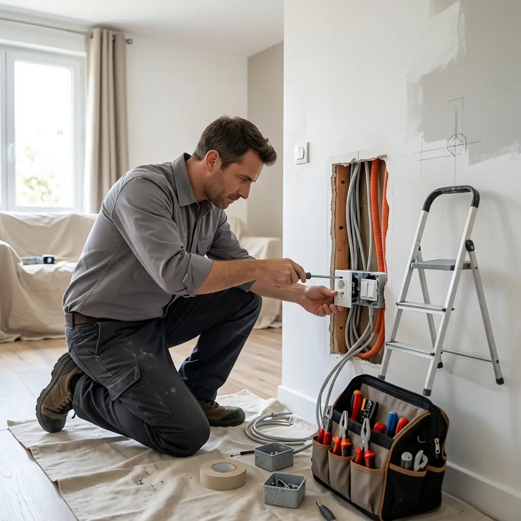 Étapes de la rénovation à Nanteuil-le-Haudouin