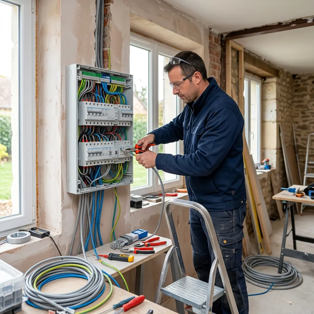 Comment se déroule l’intervention de rénovation électrique à Clermont ?