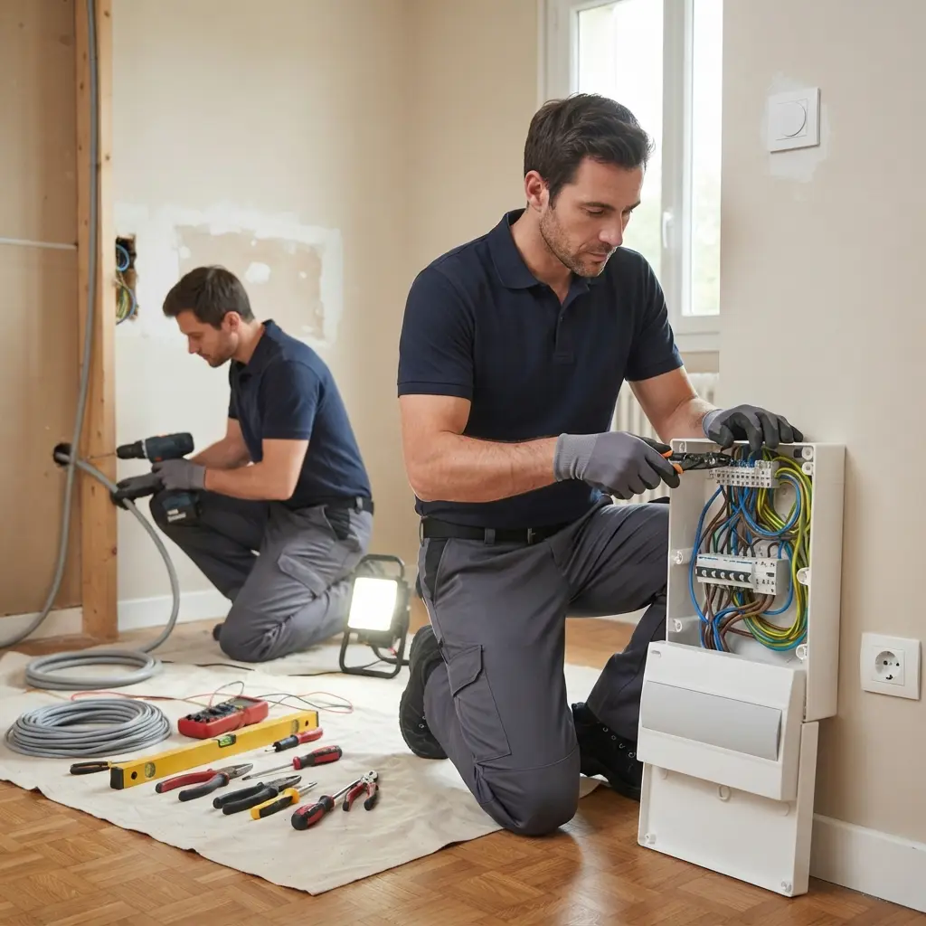 Rénovation électrique Villers-Saint-Paul (60870)